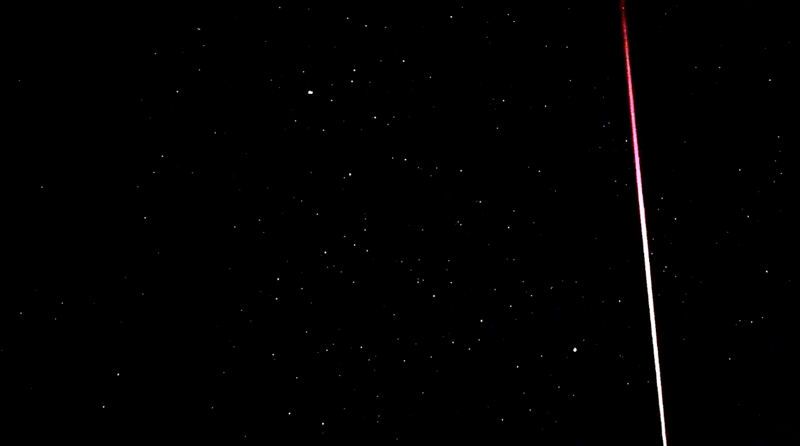 10-29-2018 Red UFO Band of Light Close Flyby Hyperstar 470nm IR RGBK Analysis